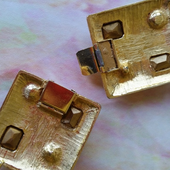 VINTAGE STATEMENT BELT 1960’s Encrusted Gemstone and Costume Pearl OOAK - Picture 11 of 16